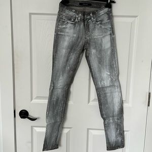 JBrand Painted White Skinny Jeans NWOT Size 26